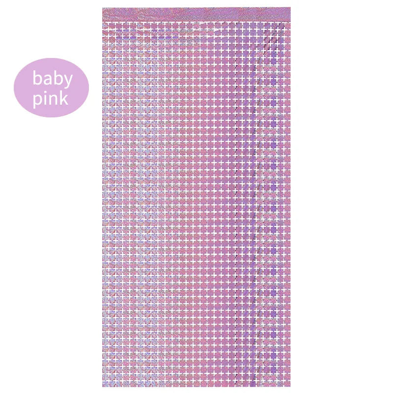 2M Backdrop Fornite Rain For Photo Zone Birthday Decoration Wedding Decor Christmas Tinsel Glitter Foil Backdrop Party Curtain