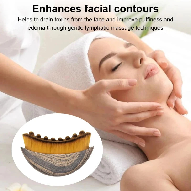 Facial Dry Brush – Lymphatic Massage & Glowing Skin Tool