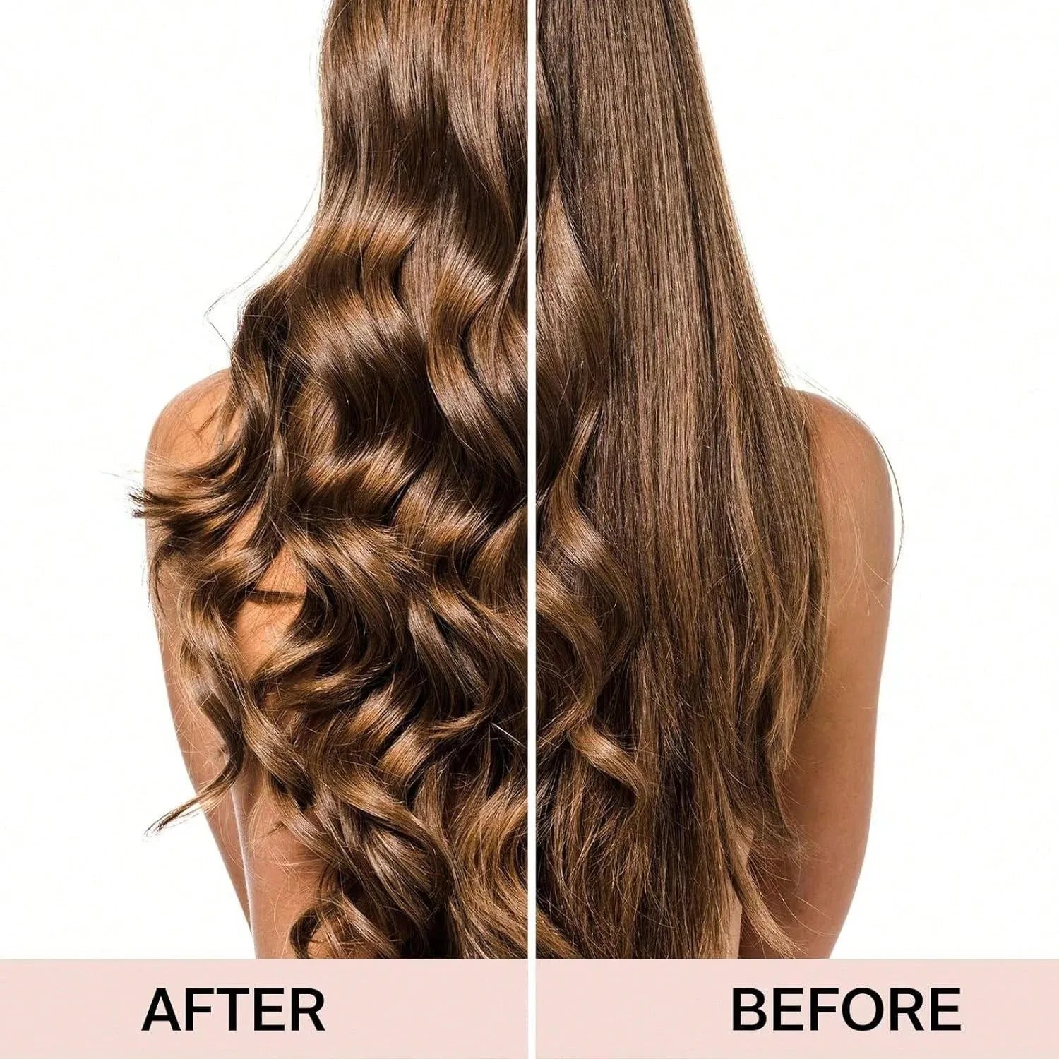 Satin Heatless Curling Rod with Hair Caps, Soft Overnight Curling Rod Headband for Long Hair